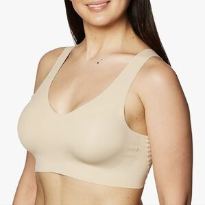 Hanes Women's Seamless Wireless Bra in Nude Size L